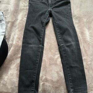 Girls old navy black ballerina jeans size 6